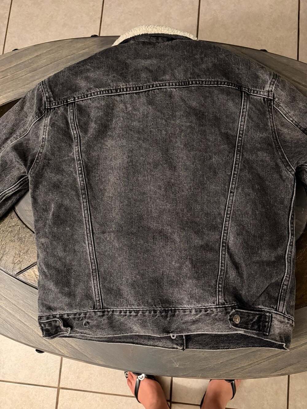 Levi's Men's Vintage Fit Sherpa Trucker Jacket Win And Destroy Small 791290010 - Picture 7 of 10